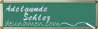 Adelgunde Schlez Visitenkarte